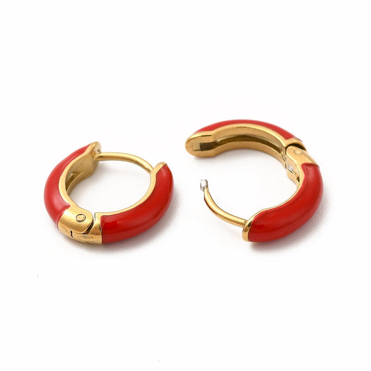 Festive Red Hoops