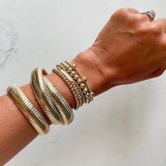 Intertwined Coil Bangle