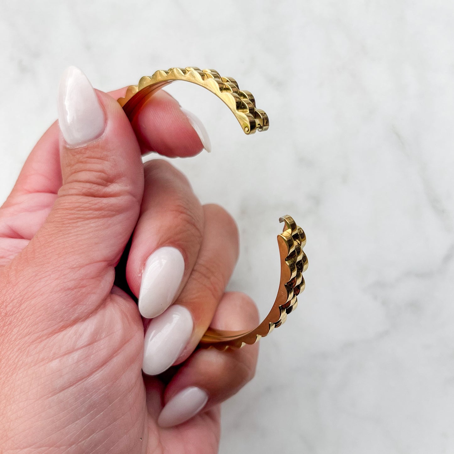 Watch band bangle