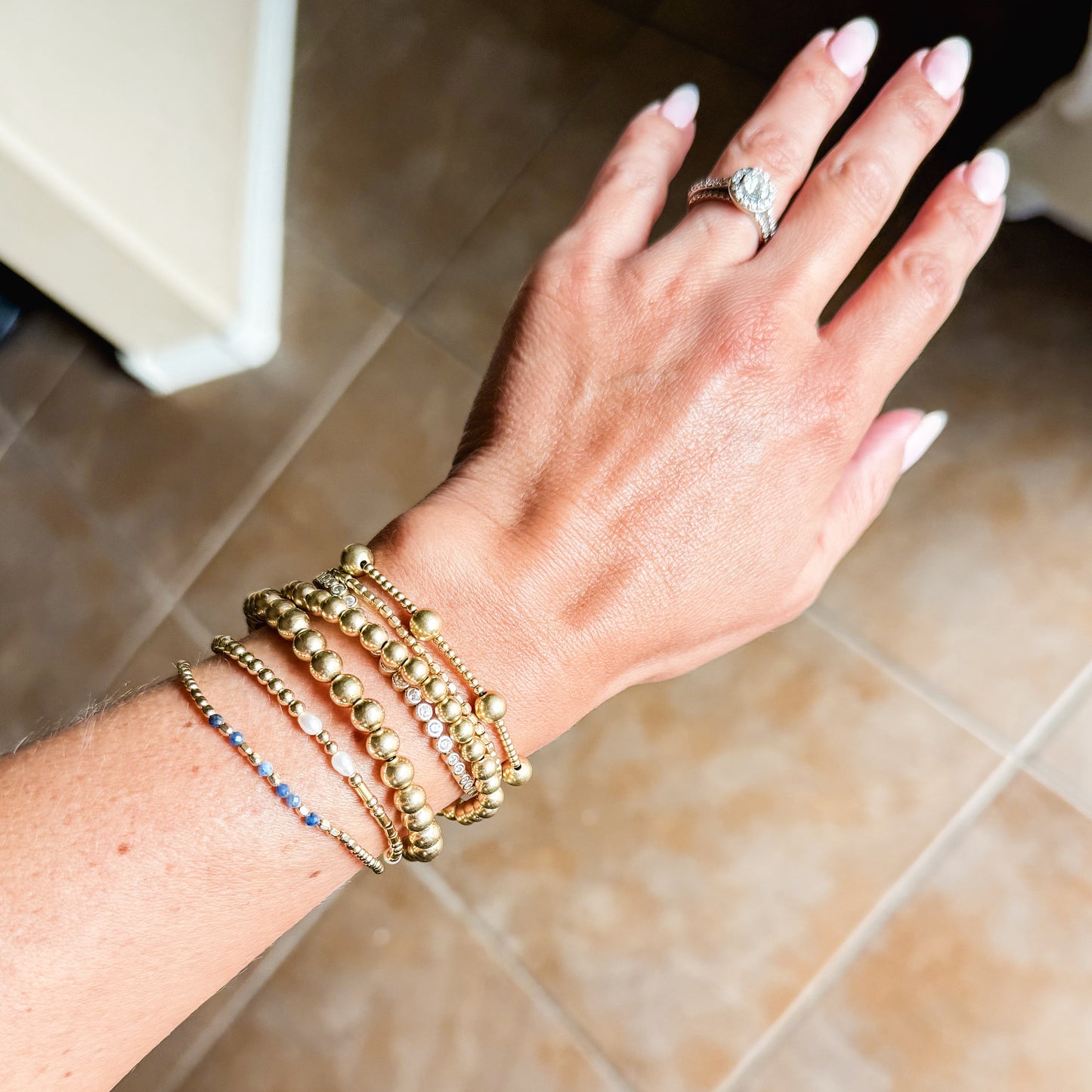 Morse Code Poppy Bracelet