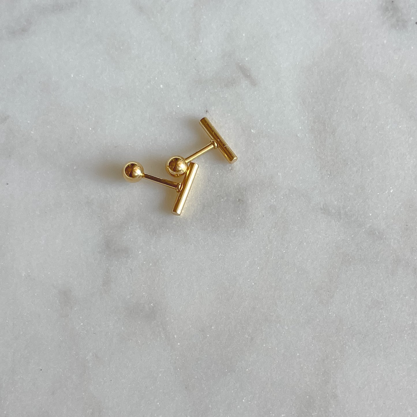 Gold Bar studs