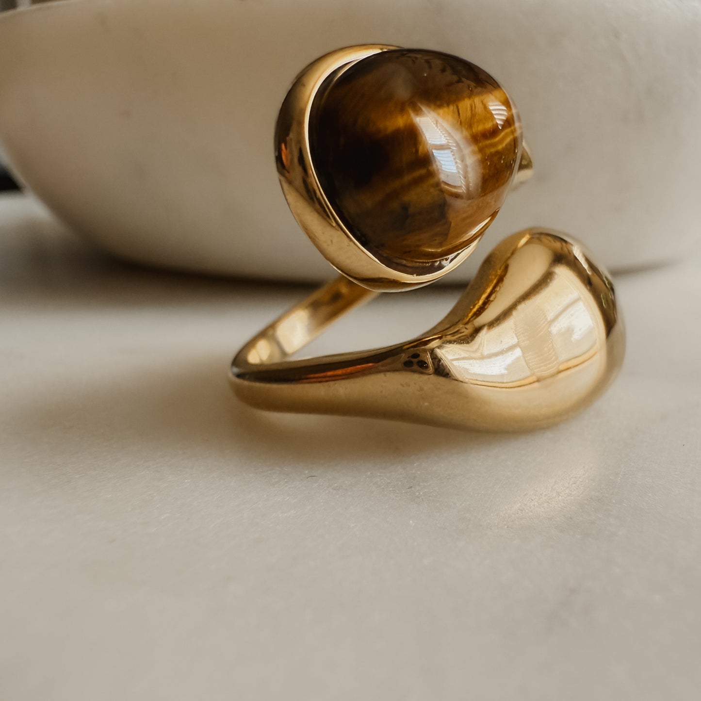 Sienna Tiger Eye Ring