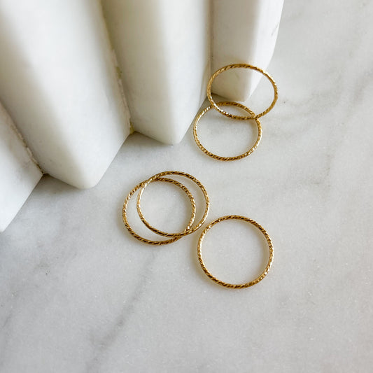 Twisted Stacking Ring