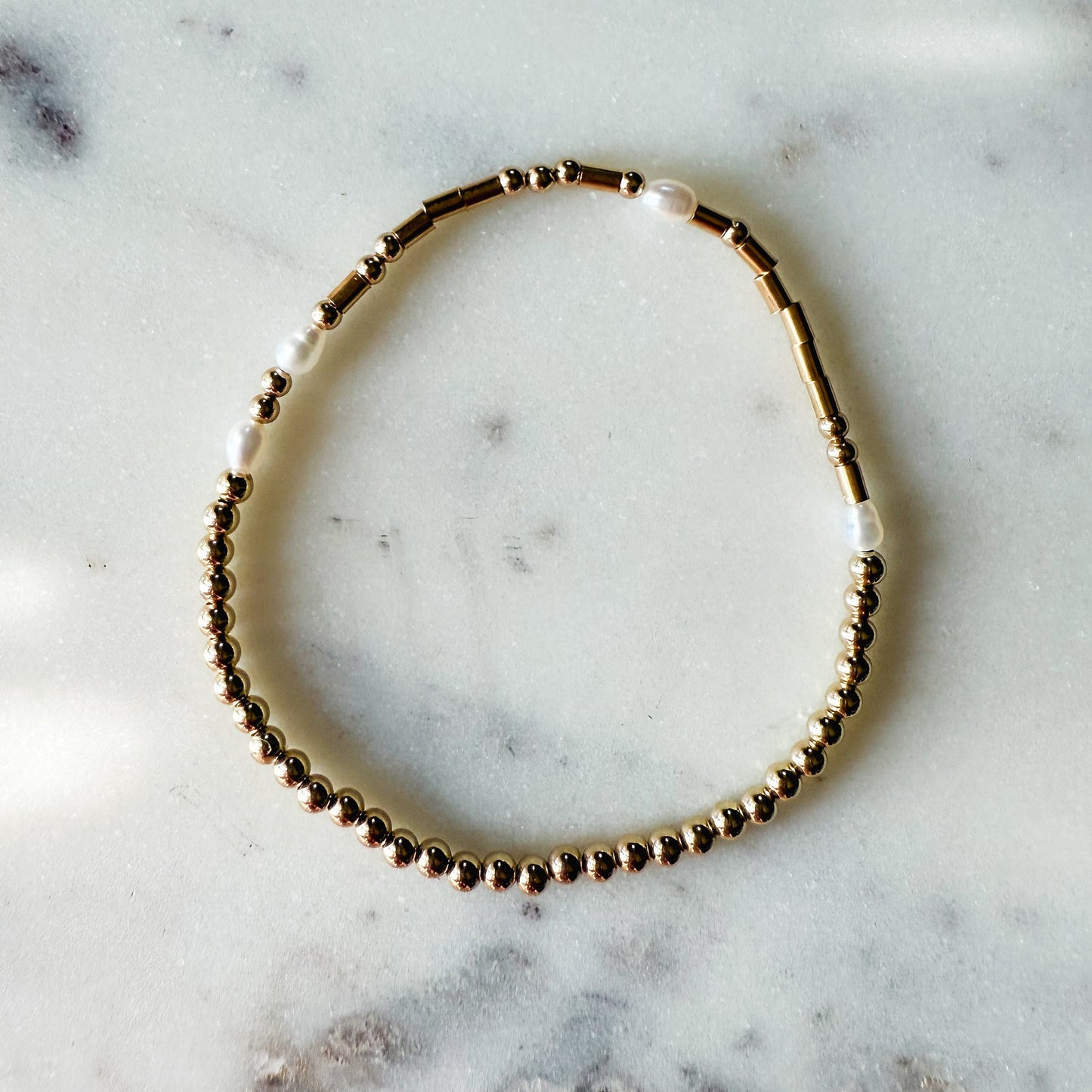 Morse Code Poppy Bracelet