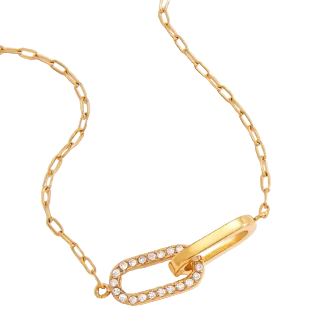 Double Hoop Necklace