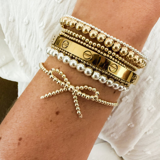 Bow Beaded Bracelet