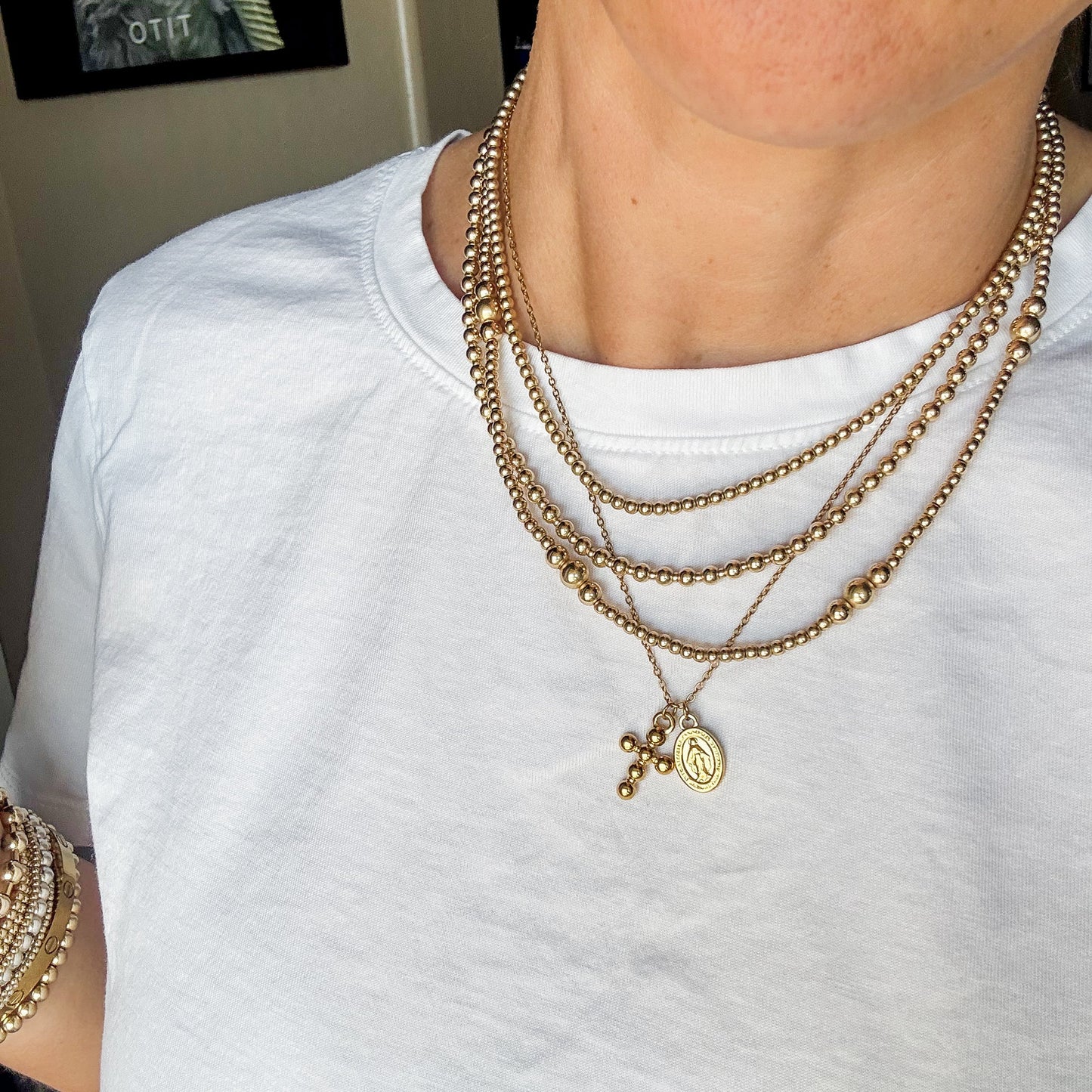 Medallion Cross Necklace