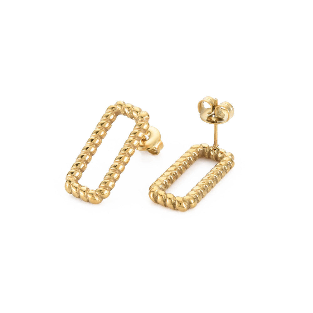 Rectangular Twist Studs