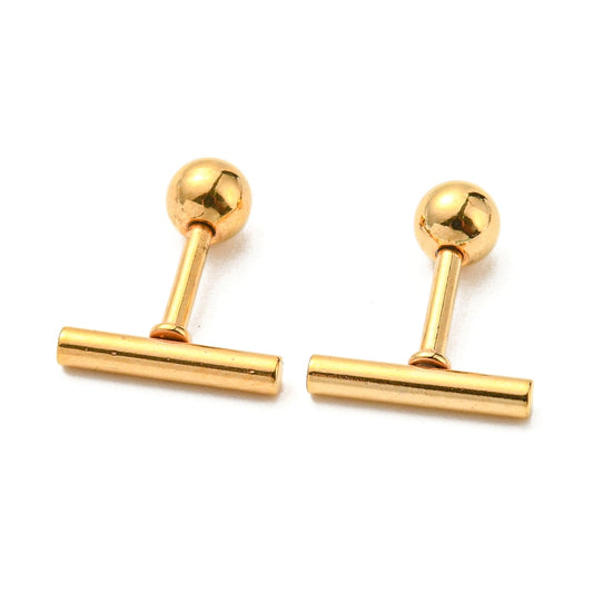 Gold Bar studs