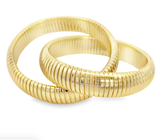 Intertwined Coil Bangle