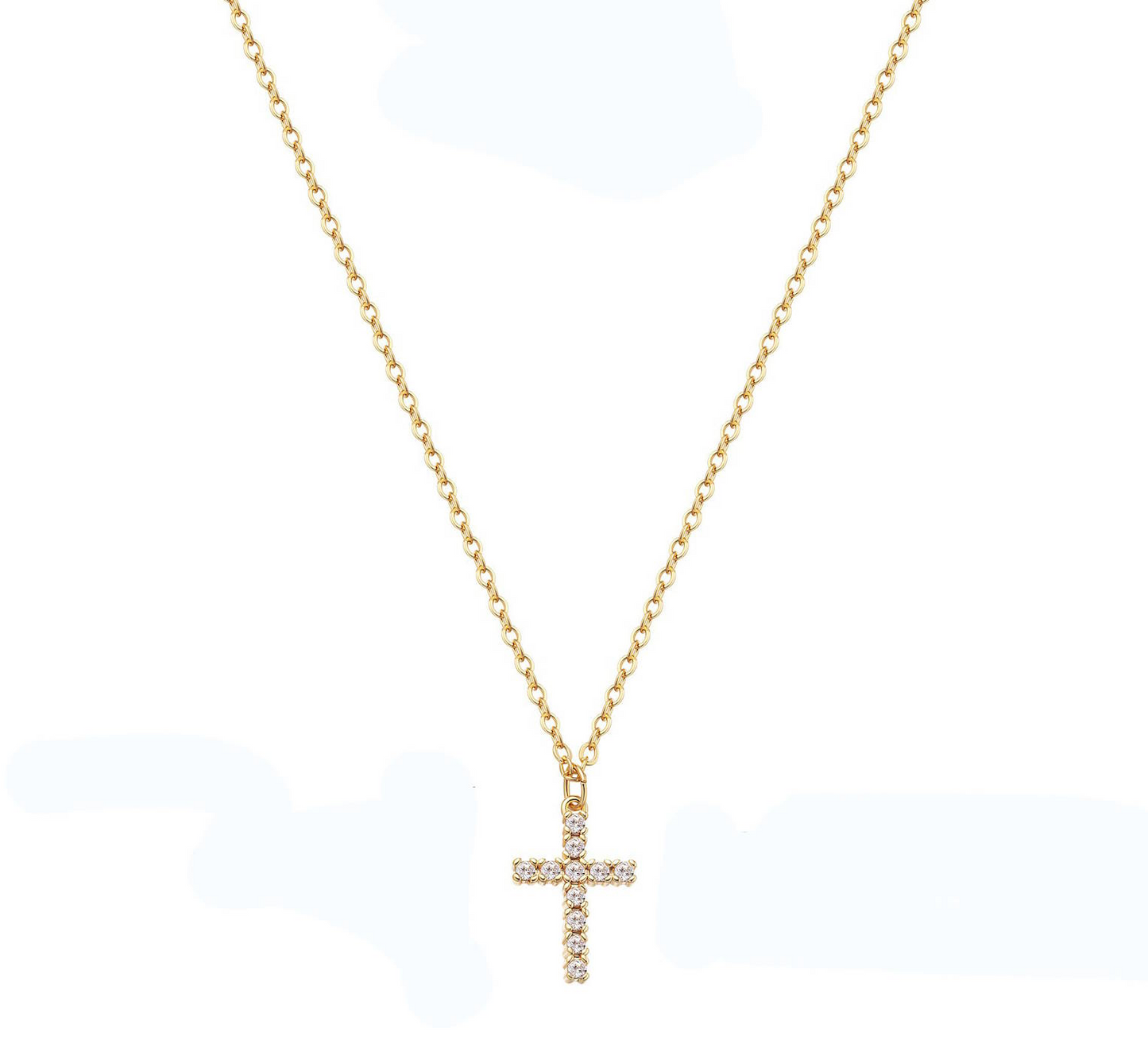 CZ Cross Necklace