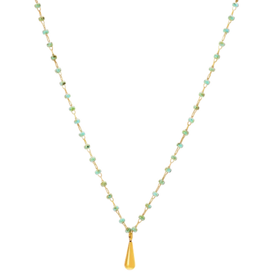 Turquoise Drop Necklace