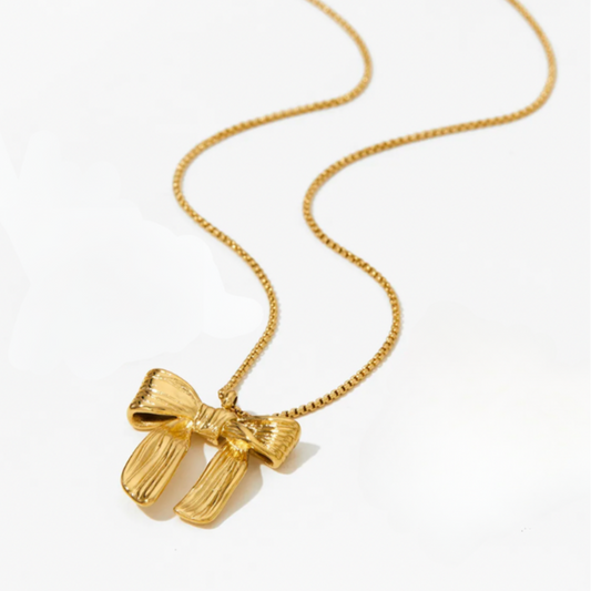 Elsie Bow Necklace