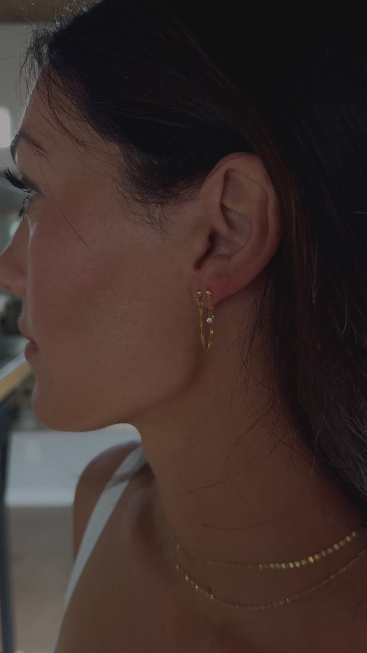 Singapore Chain earrings